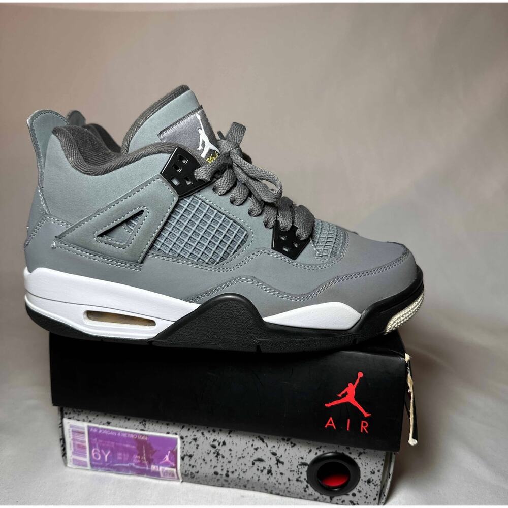 Size 6 - Nike Air Jordan 4 Retro GS Cool Grey 2019 Men's Shoes Ships Now